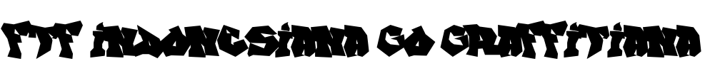 FTF Indonesiana Go Graffitiana Font Image