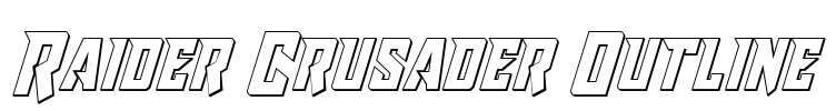 Raider Crusader Outline