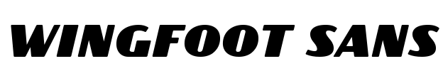 Wingfoot Sans
