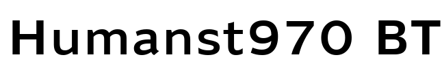 Humanst970 BT