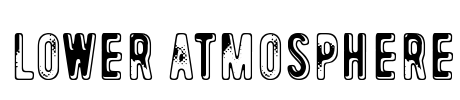 Lower atmosphere Font Image