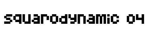 Squarodynamic 04 Font Image
