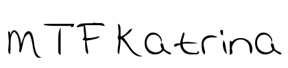 MTF Katrina Font Image