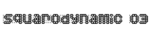 Squarodynamic 03 Font Image