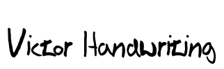 Victor Handwriting