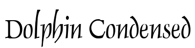 Dolphin Condensed Font Image