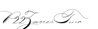 P22ZanerTwo Font Image