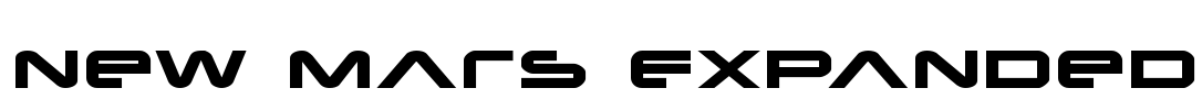 New Mars Expanded Font Image