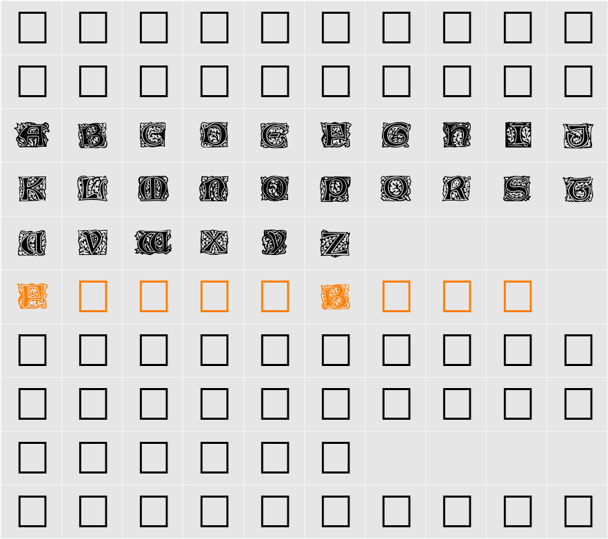 JeffNichols Character Map