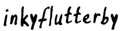 inkyflutterby Font Image