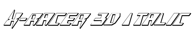 X-Racer 3D Italic