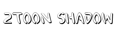 2Toon Shadow Font Image