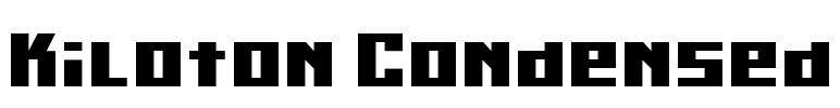 Kiloton Condensed Font Image