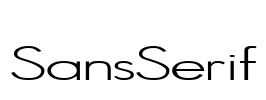 SansSerif Font Image