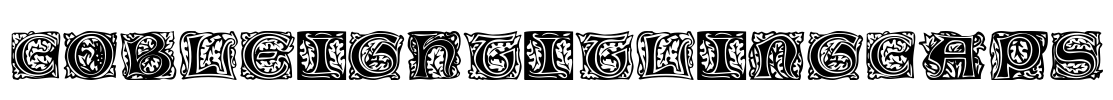 CobleighTitlingCaps Font Image
