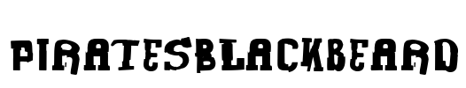 PiratesBlackbeard Font Image