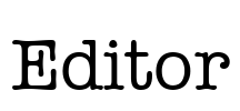 Editor Font Image