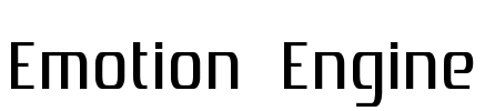 Emotion Engine Font Image