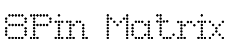 8Pin Matrix Font Image