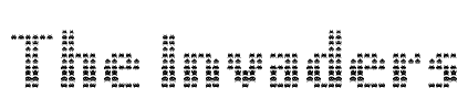 The Invaders Font Image