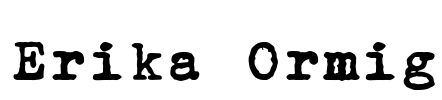 Erika Ormig Font Image
