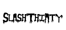 SlashThirty Font Image