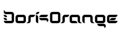 DorisOrange Font Image