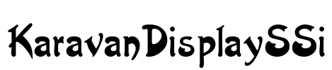 KaravanDisplaySSi Font Image