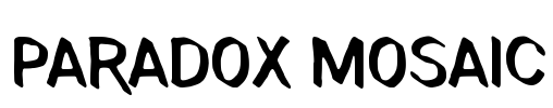 Paradox Mosaic Font Image