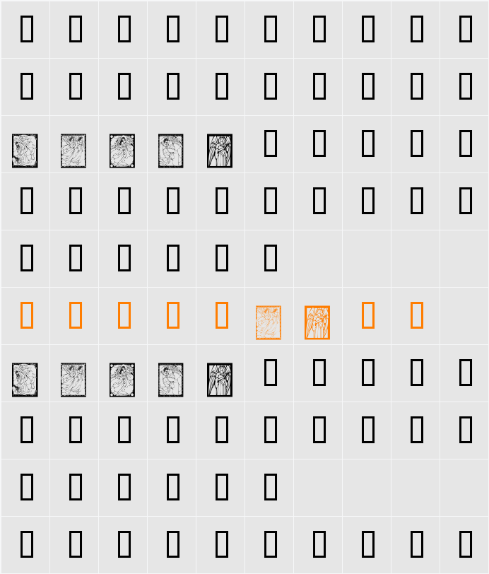 KR Fantastic Angels Character Map
