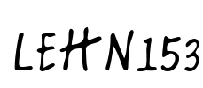 LEHN153 Font Image