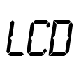 LCD Font Image