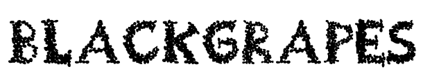 BlackGrapes Font Image