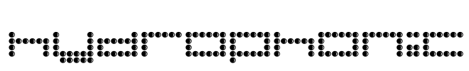 Hydrophonic Font Image