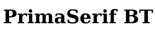 PrimaSerif BT Font Image