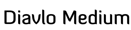 Diavlo Medium Font Image