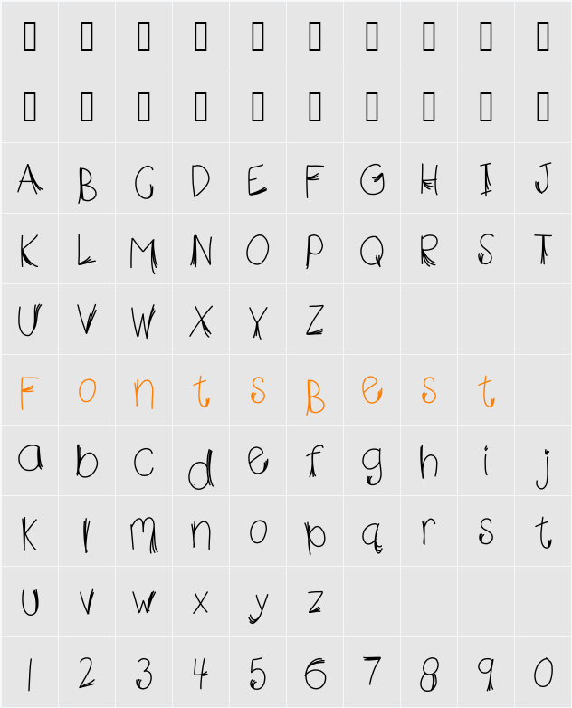 HomegirlFalsies Character Map