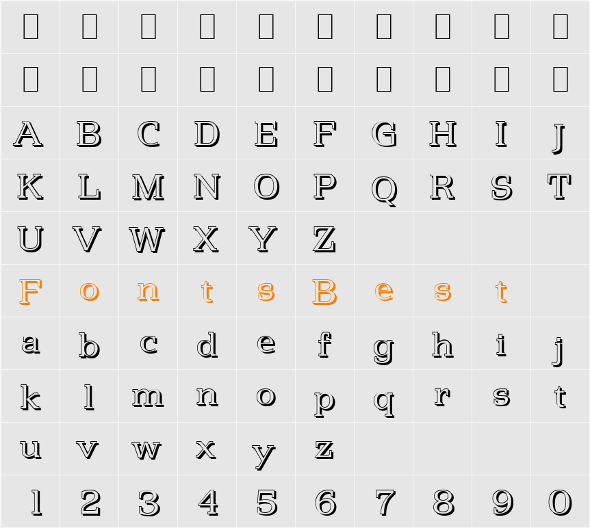 MartinBeckerShadow-Light Character Map