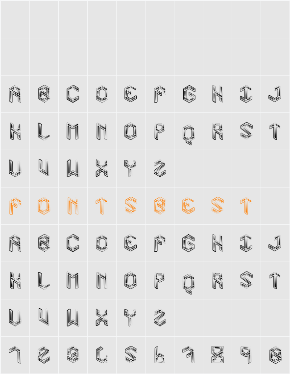 Level 01 Character Map