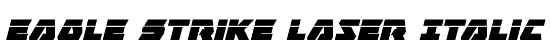 Eagle Strike Laser Italic