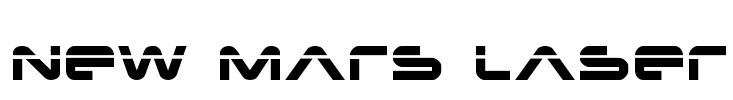 New Mars Laser Font Image