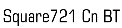 Square721 Cn BT Font Image