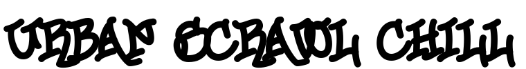 Urban Scrawl Chill Font Image