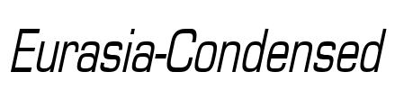 Eurasia-Condensed Font Image