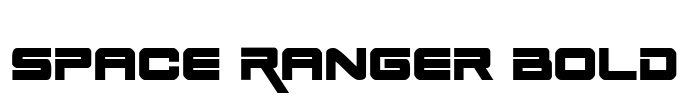 Space Ranger Bold Font Image