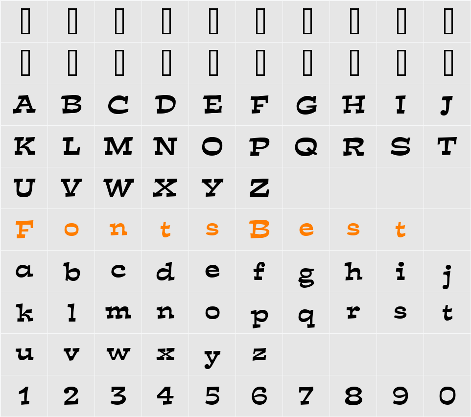 Expose Wide Character Map