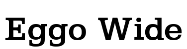 Eggo Wide Font Image