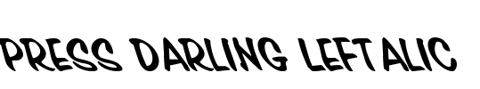 Press Darling Leftalic