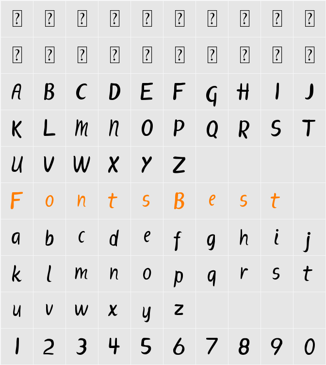 ScriptME New Character Map