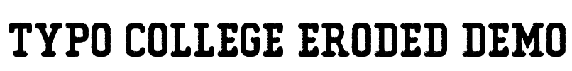 Typo College Eroded Demo